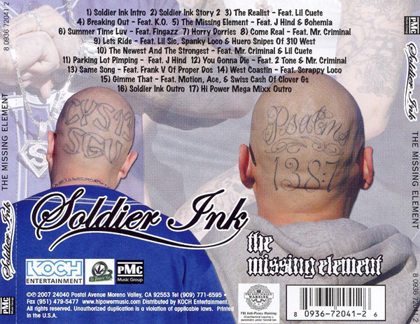 Soldier Ink - The Missing Element Chicano Rap